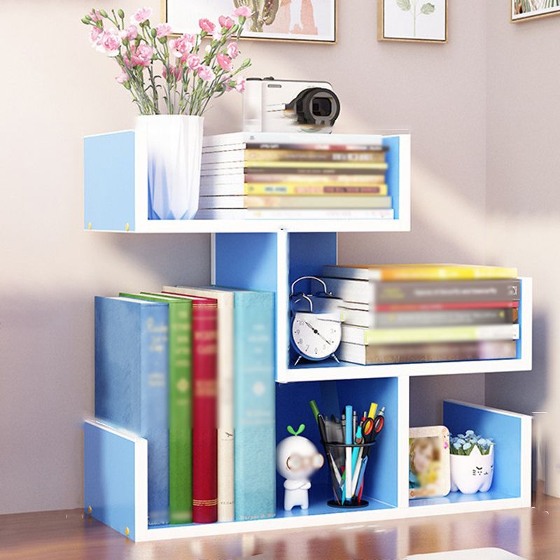 Contemporary Style Bookshelf Open Bookcase for Study Room and Home Office