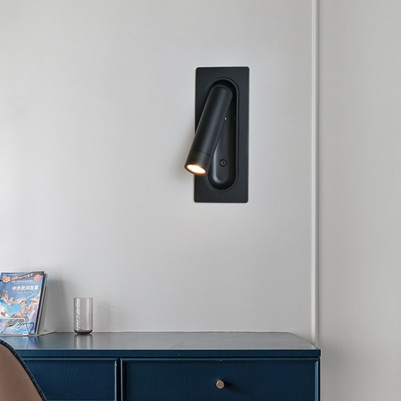 Modern Aluminum Wall Mount Lamp Bedroom Wall Lighting Fixture with 1 Spotlight