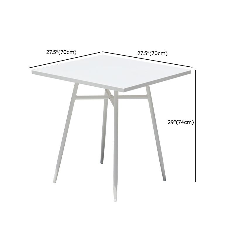 White Round Patio Dining Sets Boho 1/2/3/5/7 Pieces Dining Table Set