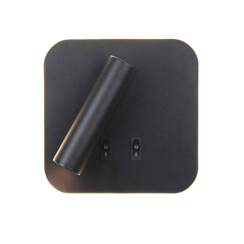 Modern Style Wall Mount Light 2 Lights LED Wall Light with Acrylic Shade for Bedside