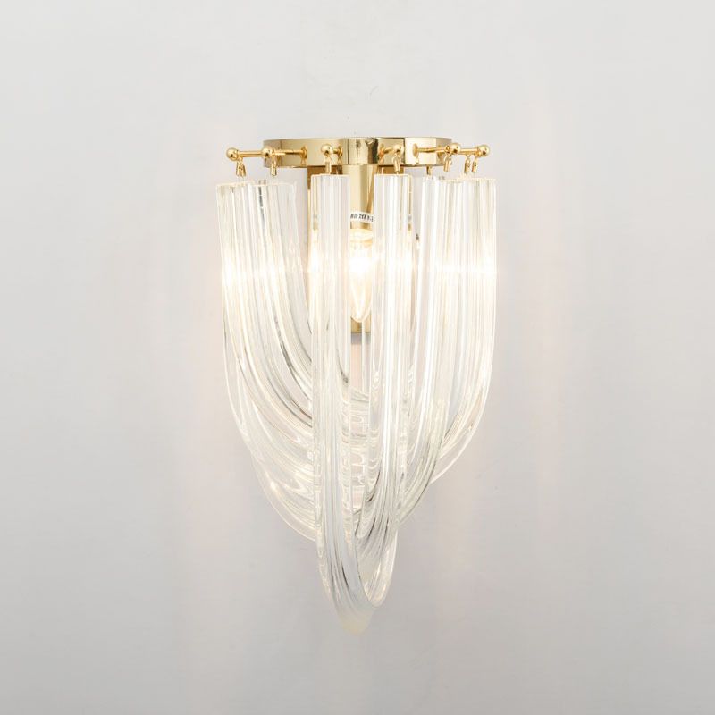 Modern Style Geometric Wall Light Sconces Glass 1 Light Wall Lighting Ideas