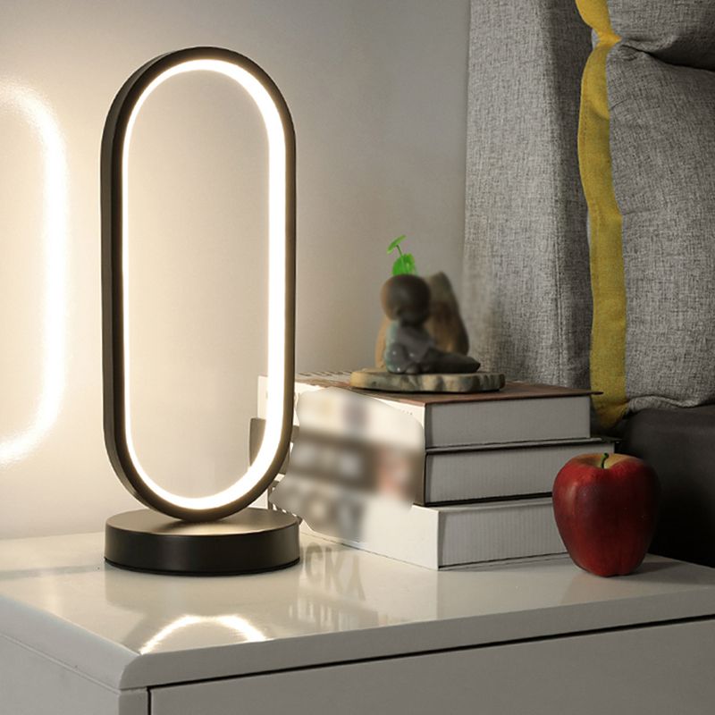 1-licht lineaire tafelverlichting moderne stijl metalen tafellicht voor het bedzijde