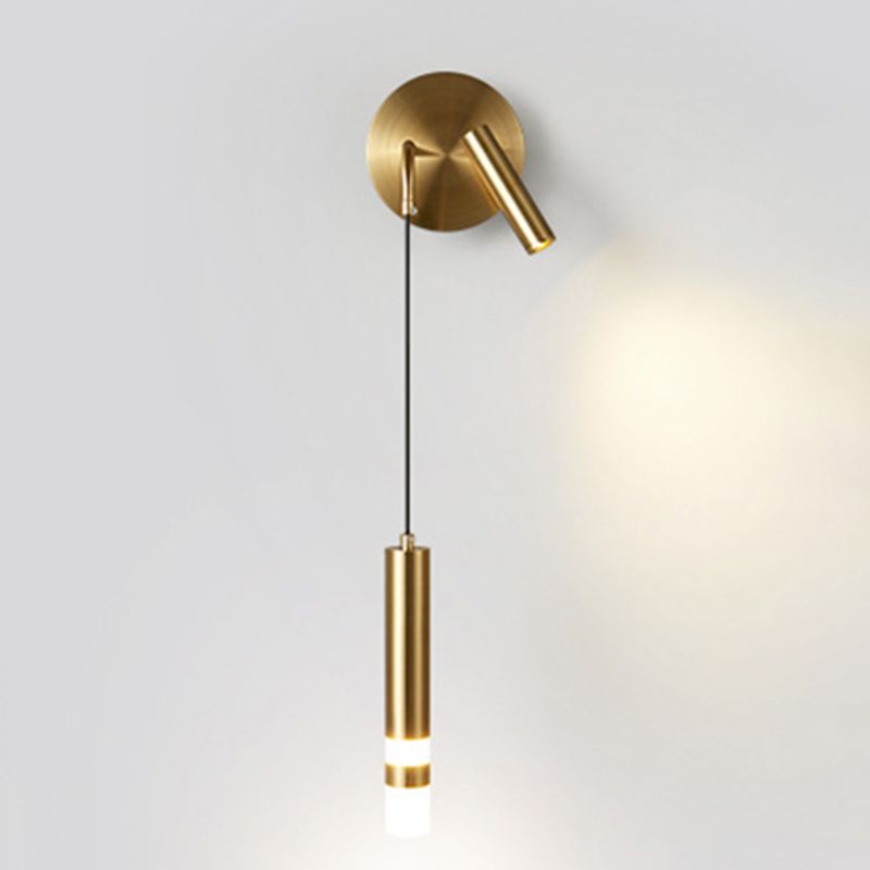 Contemporary Wall Mounted Light Aluminum 2-Light Wall Lamps for Bedroom