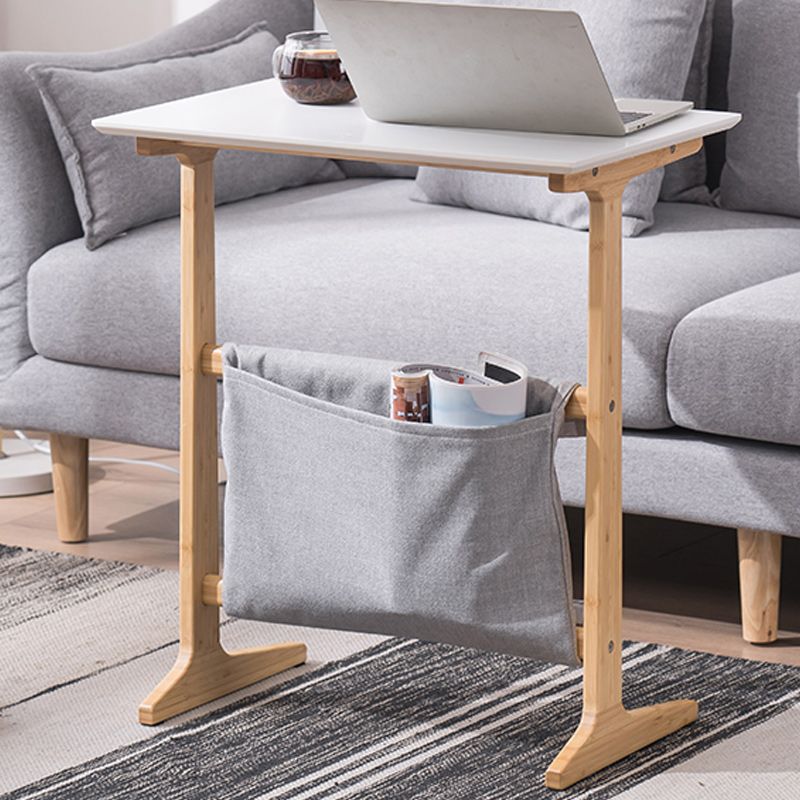 Modernistic Corner Table Rectangular Side Table for Living Room