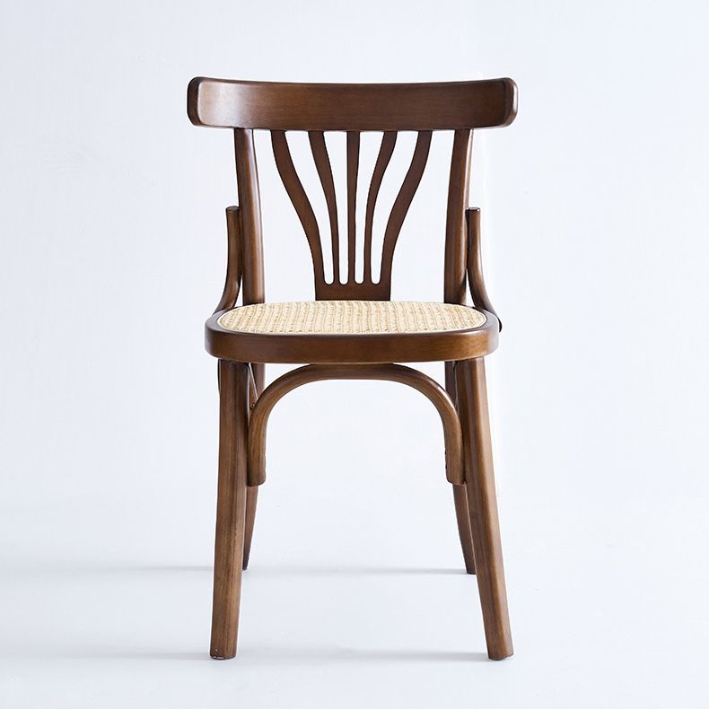 Armless Dining Side Chair Solid Wood Scandinavian Kitchen Dining Room Chair