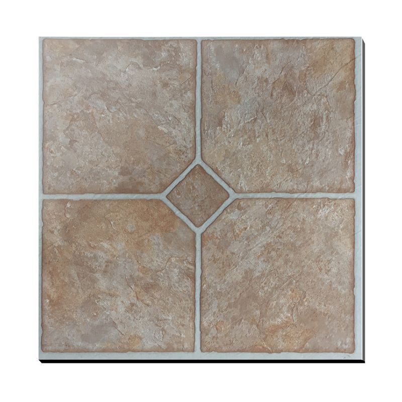 Peel and Stick PVC Flooring Matte Vinyl Flooring with Diamond Look