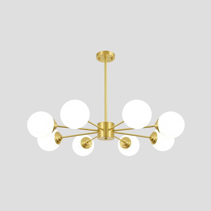 Lampade a lampadario moderne lampade a sospensione a sospensione multipla con tonalità di vetro