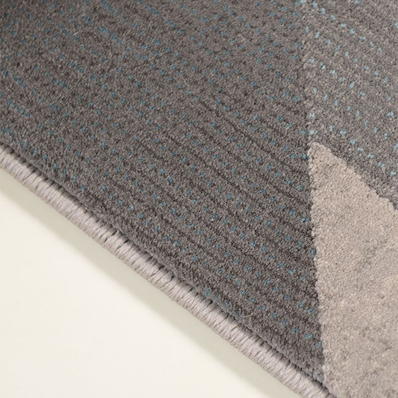 Contemporary Graphic Print Area Carpet Polyester Indoor Rug Washable Rug for Home Decoration