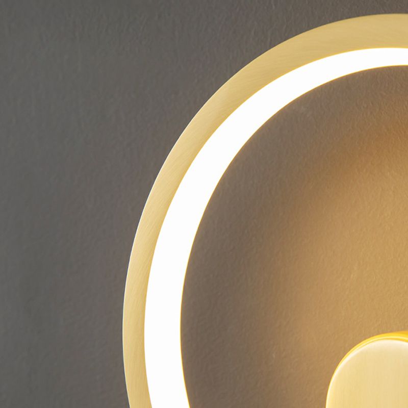 Contemporary 1/2-Light Wall Mounted Sconce LED Metal Wall Light