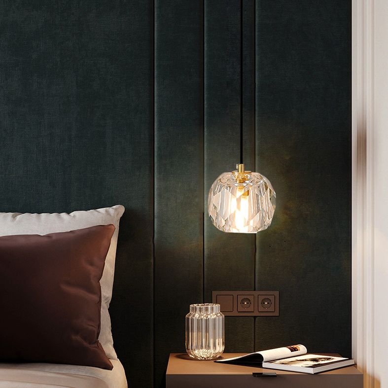 Modern Luxury Style Globe Hanging Pendant Lights Crystal Pendant Ceiling Lights for Dinning Room