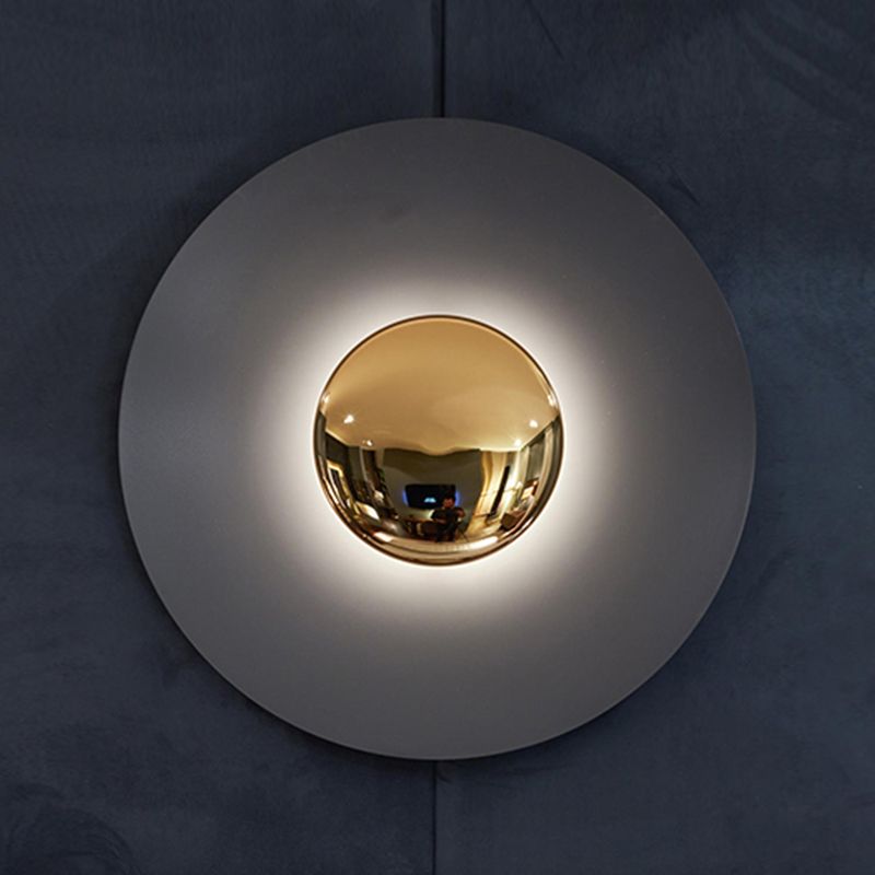Lampes murales circulaires de style moderne métal 1 les idées d'éclairage mural clair