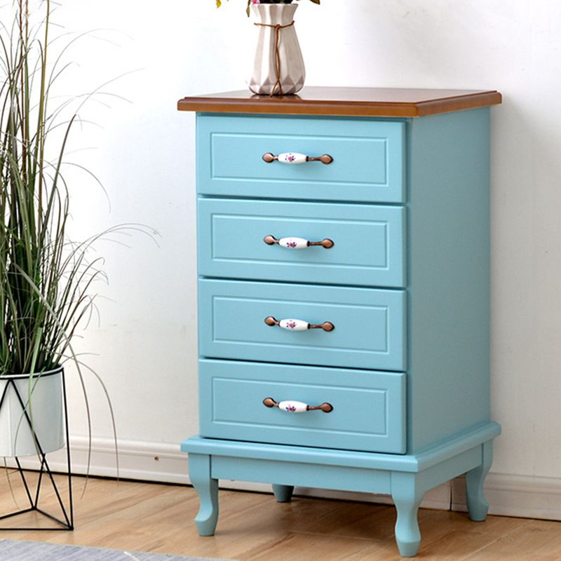 15.74" Wide Accent Chest with Drawers Solid Wood Chest with Cabriole Legs