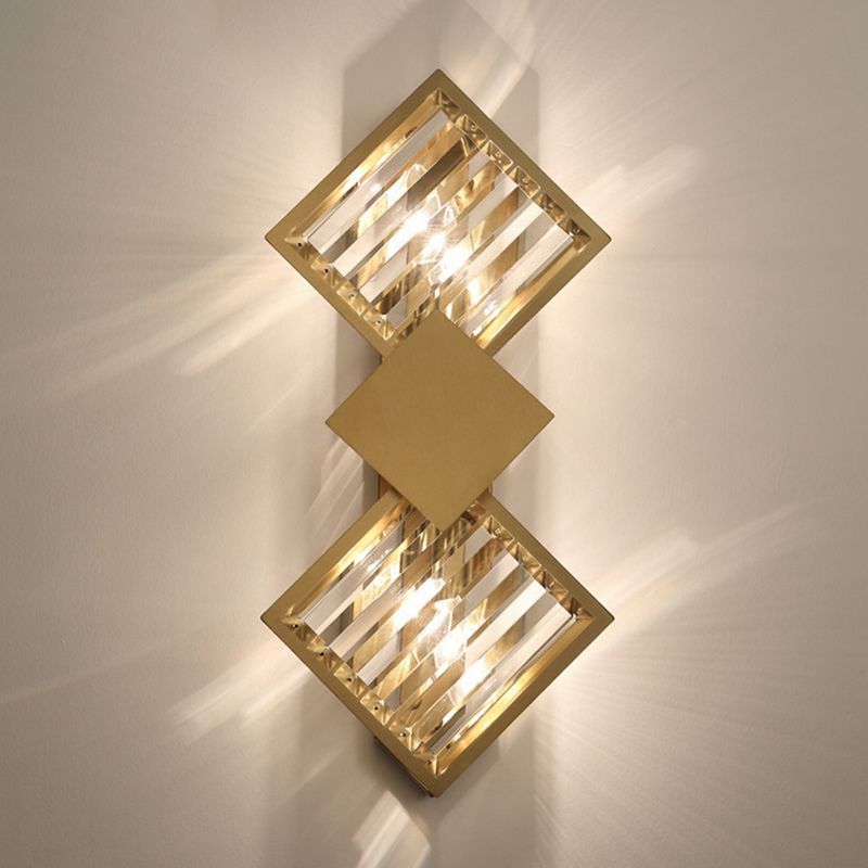 Unique Shape Wall Lighting Fixtures Modern 2 Lights Wall Light Sconces for Bedroom