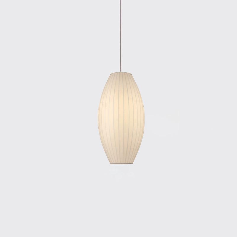 Plafond minimaliste Light Lightern Lantern suspendu avec de l'ombre en tissu