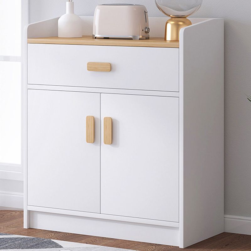 Accent Chest with Drawer Wood Contemporary Chest with 2/1-Door
