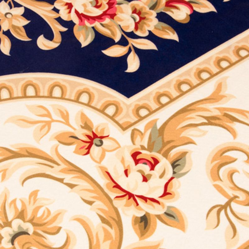 Fancy European Carpet Medallion Patroon Polyester Area Rug vlekbestendig Tapijt voor thuisdecoratie