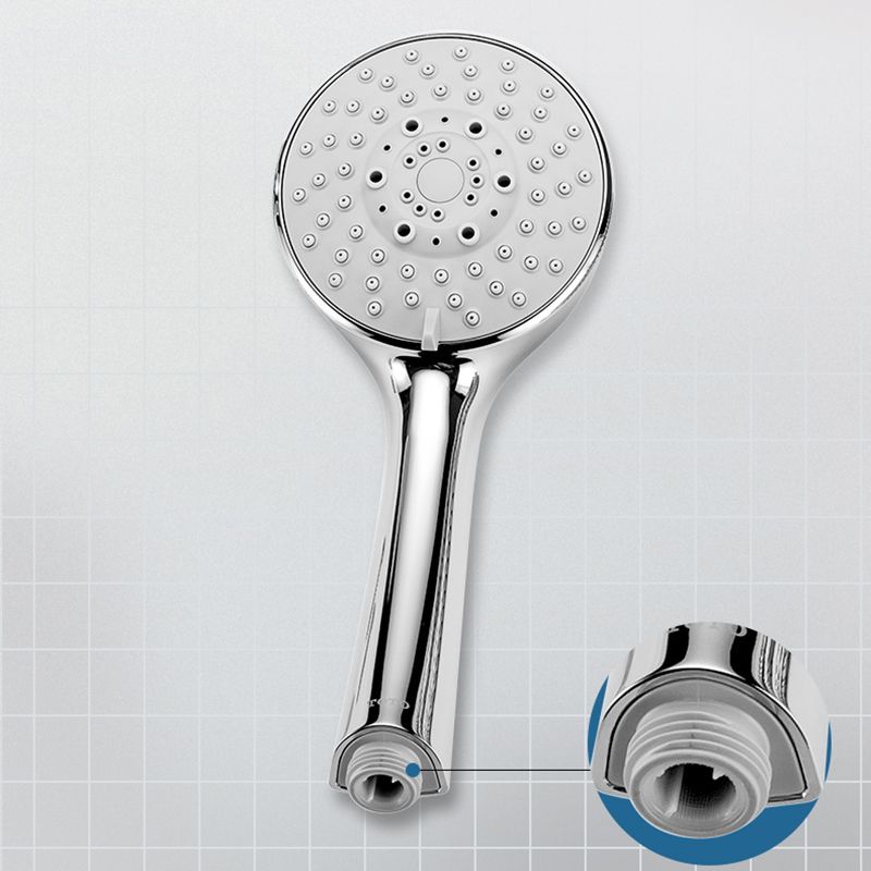 Contemporary Shower Head Round Handheld Shower Head in Bathroom