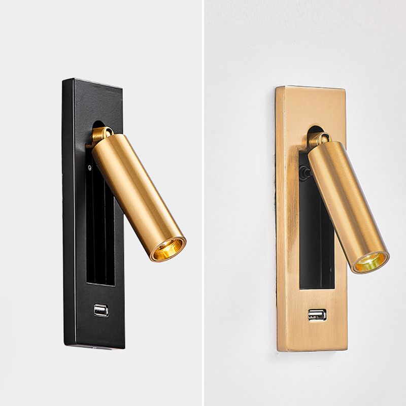 Luz de montaje en la pared Luz de pared LED de pared LED de dormitorio de metal moderno