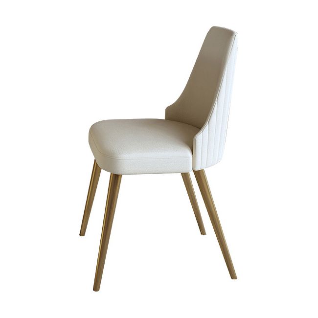 Modern Style 1/2/5/7 Pieces Dining Room Table Rectangle Stone Furniture in White