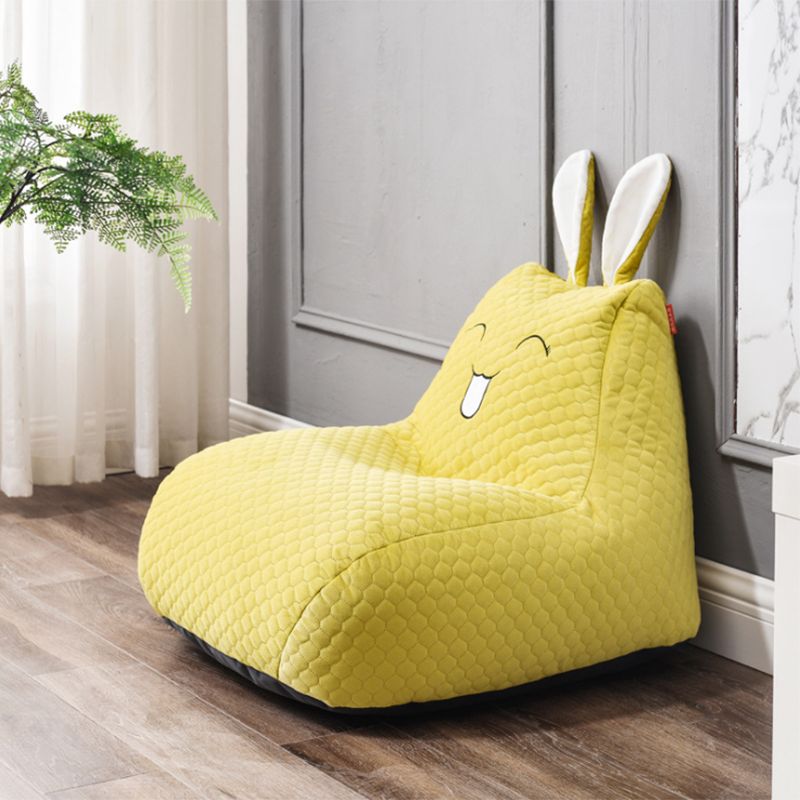 Linen Blend Armless Chair, 22.05" W √ó 17.72" L √ó 23.62" H/ 27.56" W √ó 23.62" L √ó19.69" H