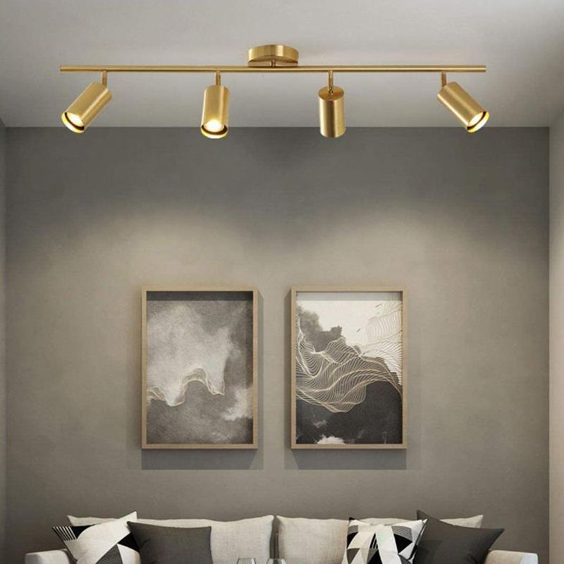 Multi Light Bathroom Vanity Lighting Metal Bath Sconce in Gold Finish