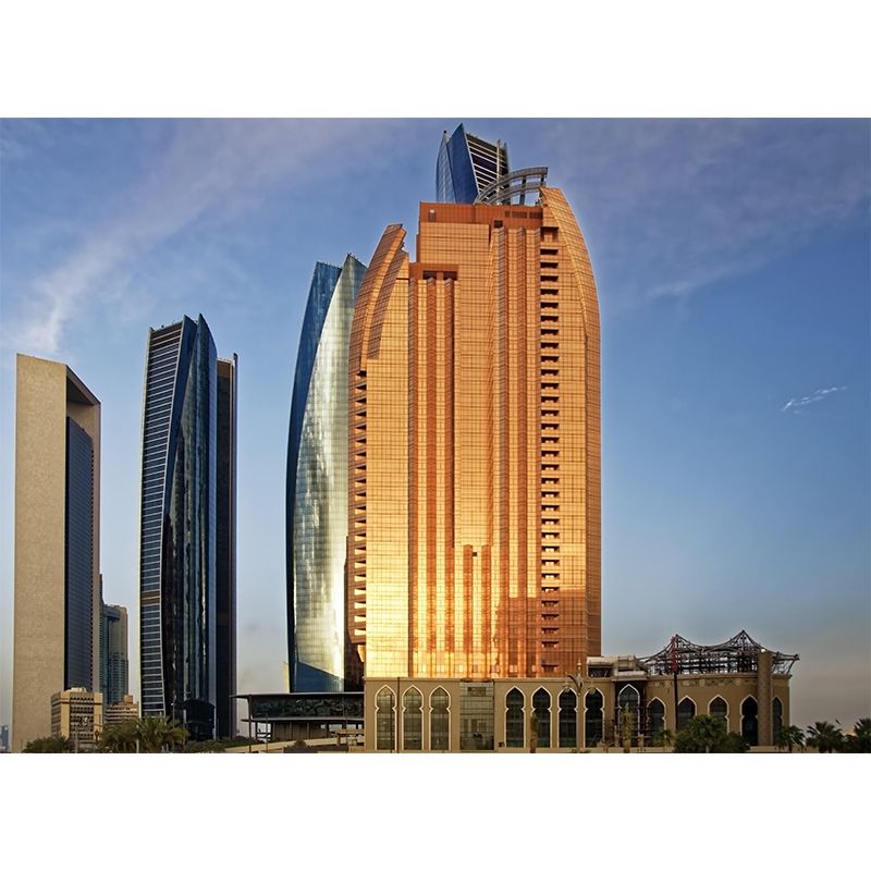 Contemporary Photography Style Building Mural Mildew Resistant for Wall Decor