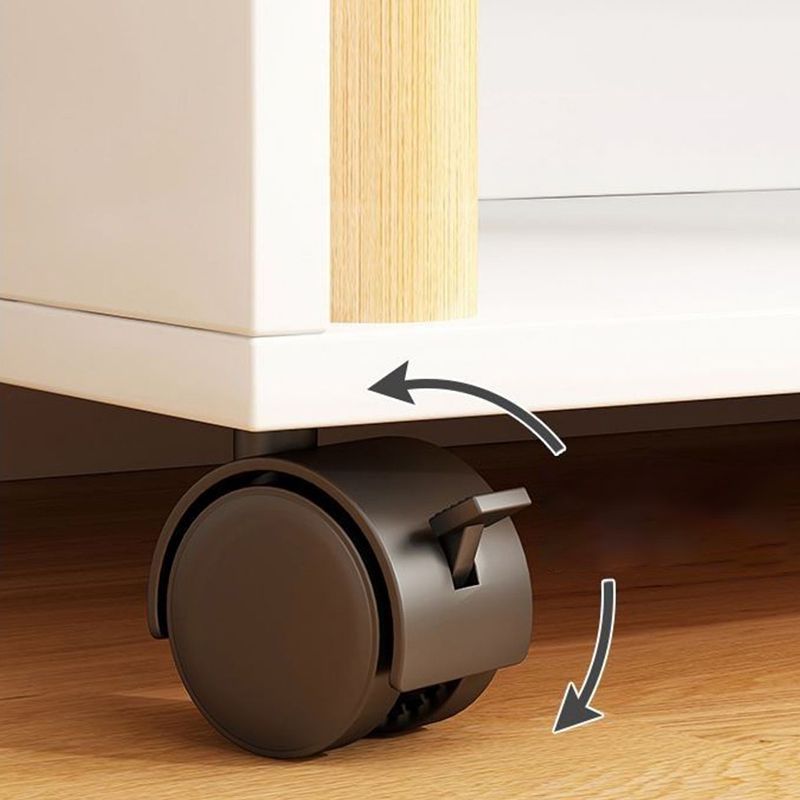 Open Back Standard Bookshelf Scandinavian Bookcase with Shelves