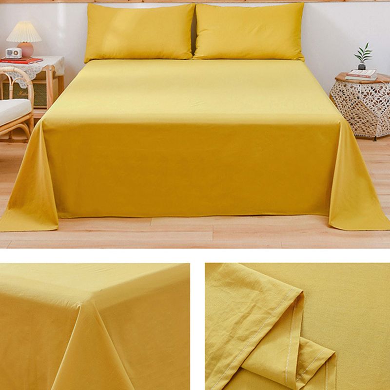 No Theme Cotton Sheet Breathable 1 and 3 Piece Bed Sheet Set