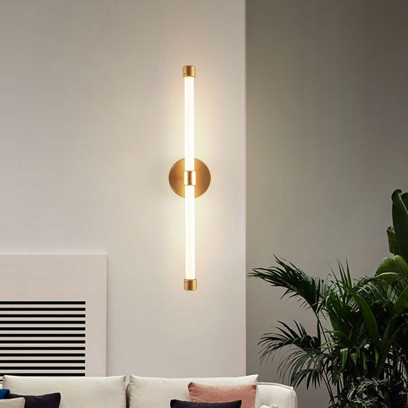 Minimalism Wall Light Fixture Streamlined LED Mirror Lamp for Bathroom