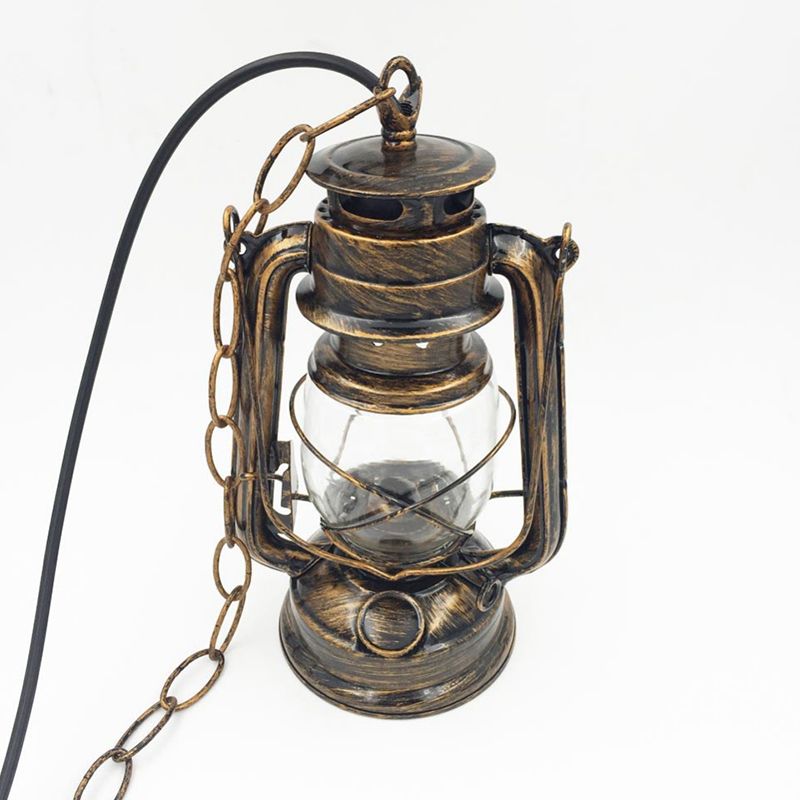 Pil d'huile 1-Light Light Light Nautical Glass Glass Glass Plafond Lampe pour salle à manger