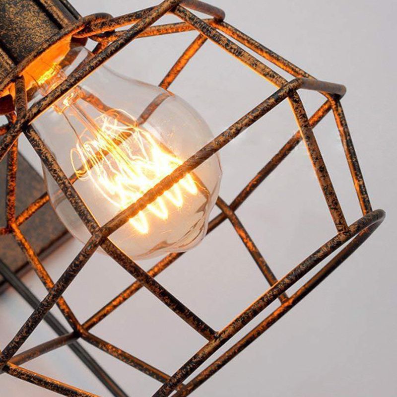 Pulley Wall Sconce Industrial Wall Lights Metal 1 Light Sconce Lighting Fixtures