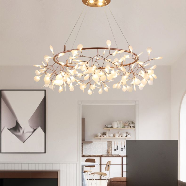 Moderni apparecchi per illuminazione a lampadario spray kit a sospensione acrilica