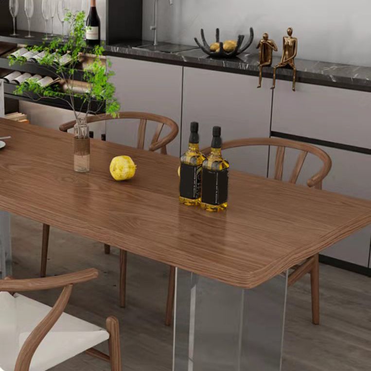 Contemporary Solid Wood Table Set 1/4/5 Pieces Dinette Set for Dining Room