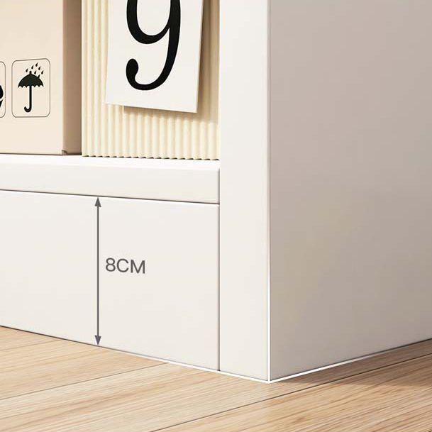 Scandinavian Shelf Bookcase Engineered Wood Bookcase for Office