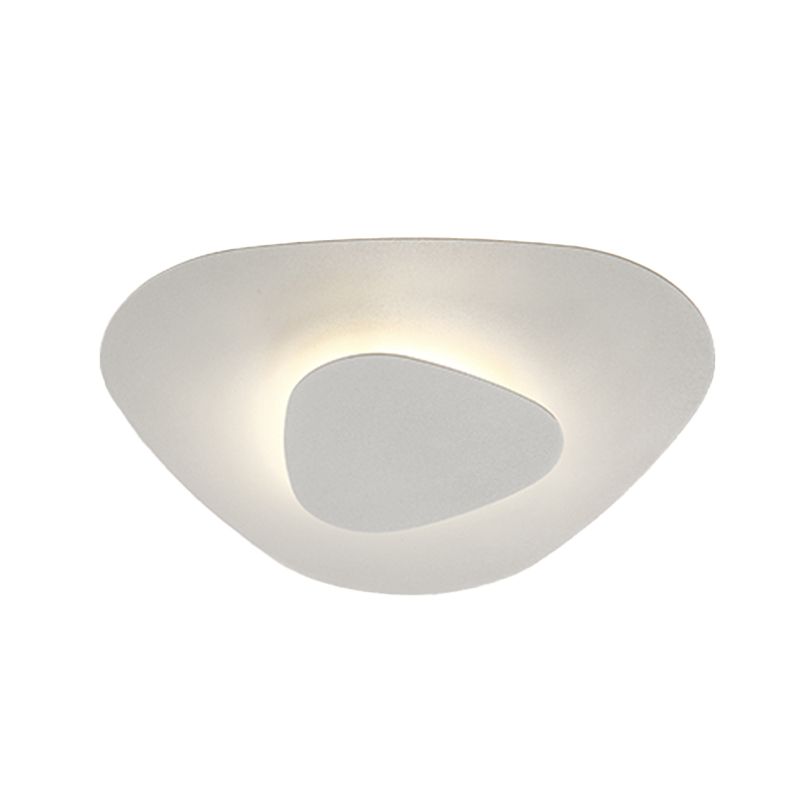 LED Modern Metal Flush Mount Geometric Shape Ceiling Light for Bedroom
