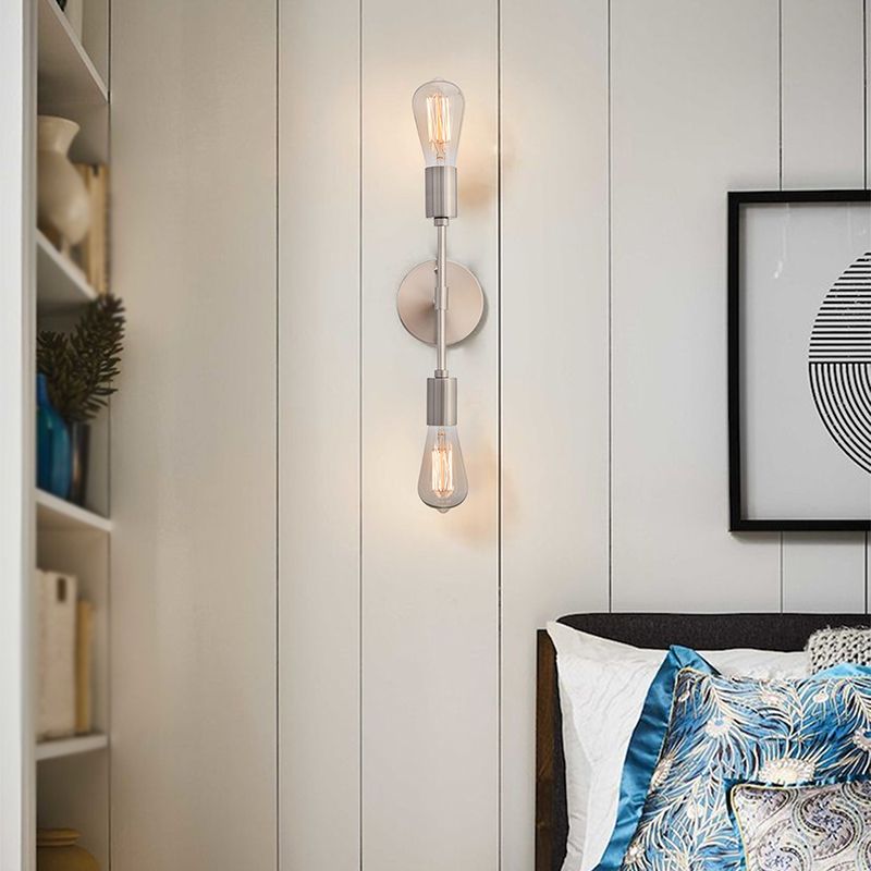 Modern 2-Light Bathroom Vanity Light Black/Golden/Nickle Bath Bar