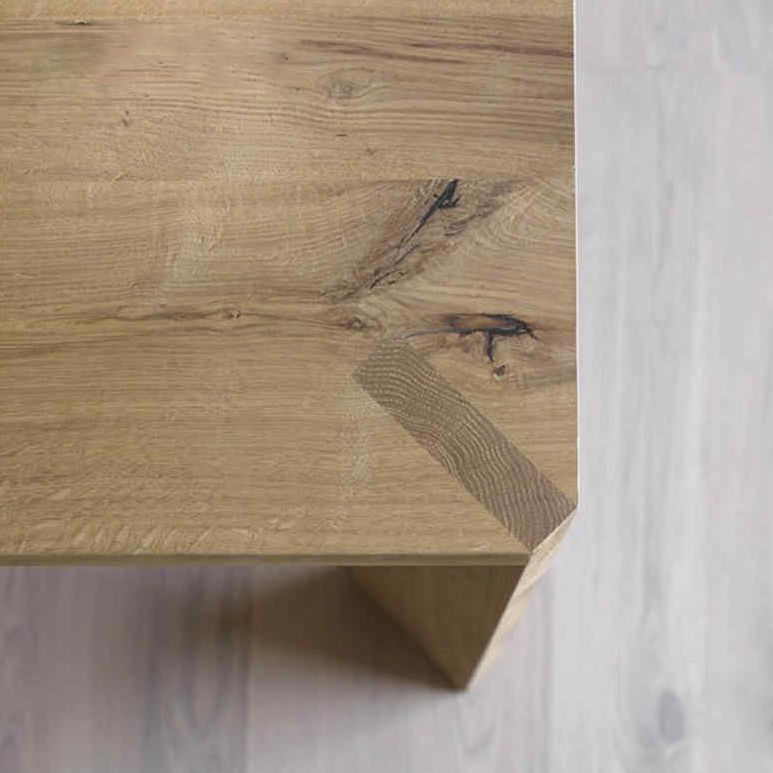 Tavolo da pranzo in legno massiccio in pino in stile moderno 4 gambe tavolo rettangolo di base per casa