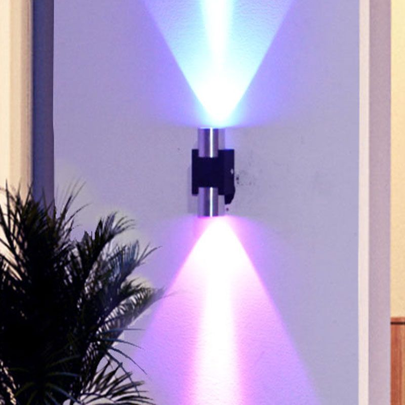 Geometric Wall Mount Light Fixture Modern RGB Wall Mounted Lamp with Aluminum Shade