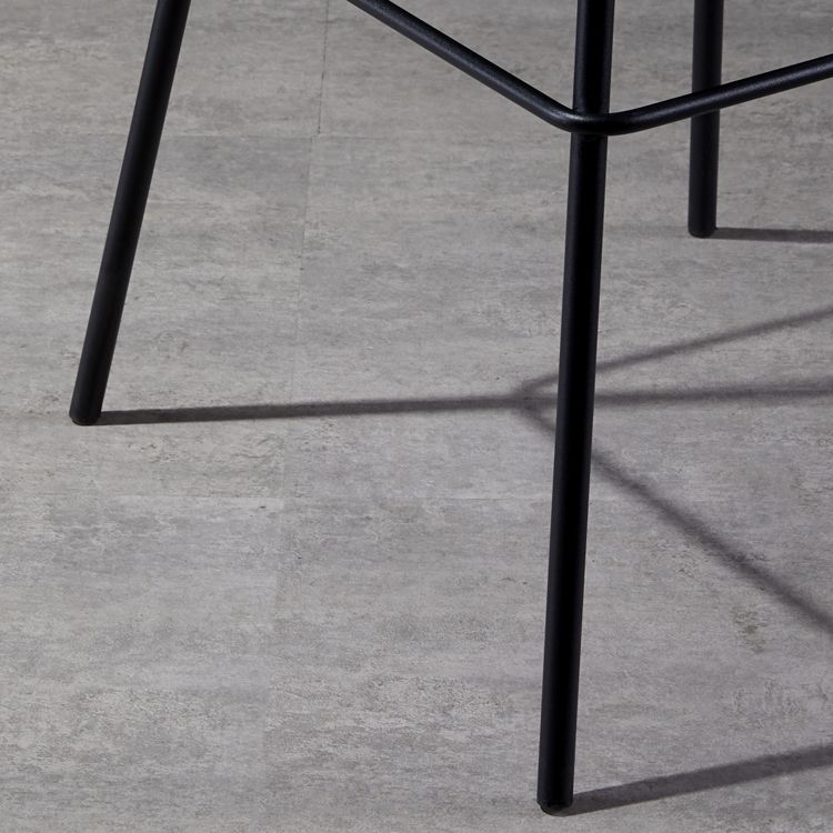 Industrial Style Square Counter Barstools for Bristol Leather Stools with Metal Legs