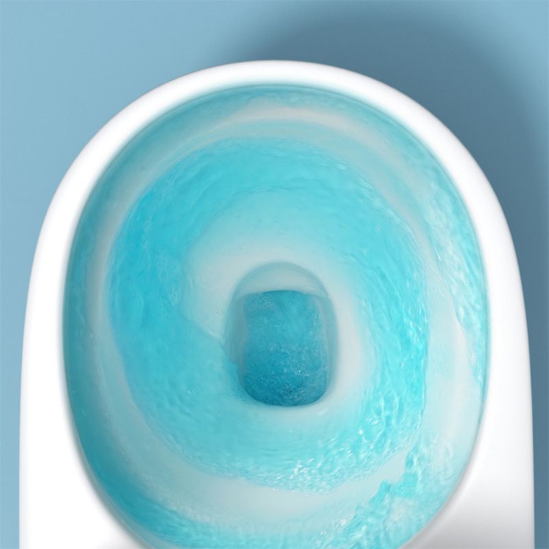 Modern Floor Mounted Toilet One Piece Flush Toilet with Toilet Seat