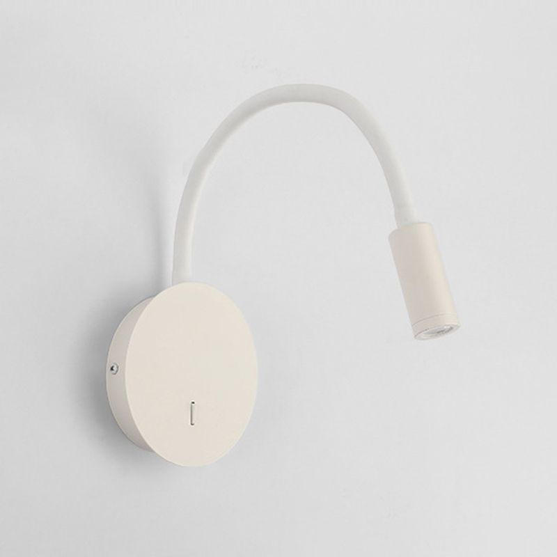 Adjustable Spotlight Design Bedside LED Reading Lamp Modern Simplicity Style Wall Mount Lamp for Bedroom