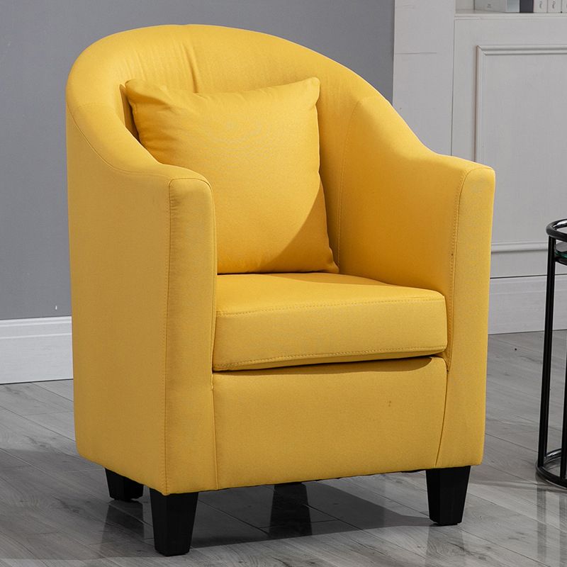 Armchair Chair 26.3" L x25.5" W x35.4" H Chair with Basic Four Legs