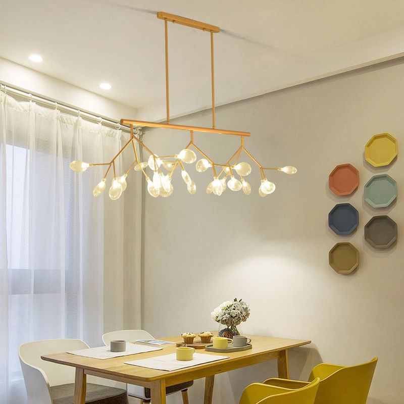 Modern Firefly Island Pendant Lighting Metal Multiple-Light Island Lighting