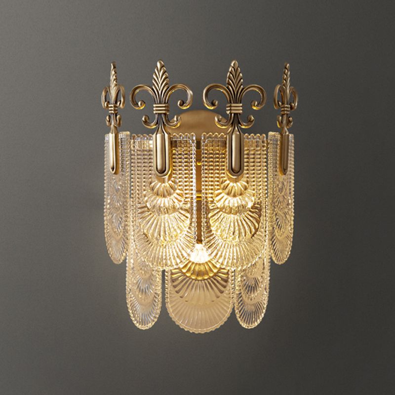 Multiple-Light Geometric Wall Sconce Light Modern Crystal Wall Sconce Lighting