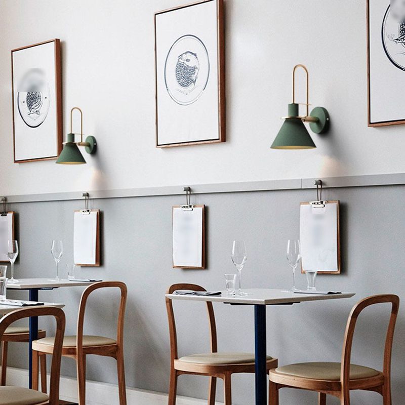 Accesorio de iluminación de pared nórdica Diconce de luz de pared de metal para dormitorio