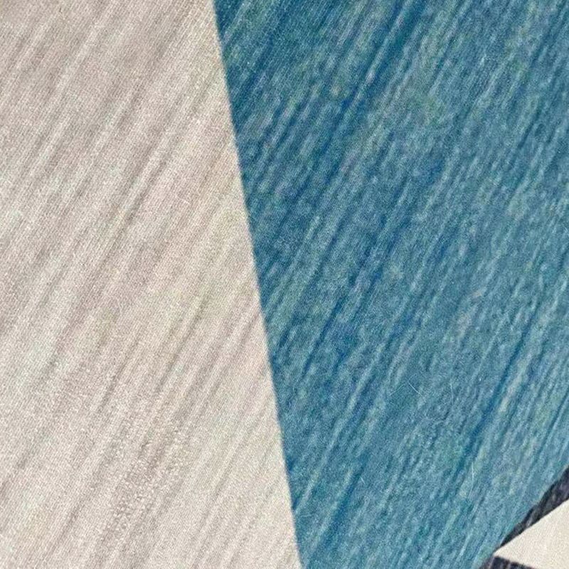 Creative Triangle Printed Indoor Rug Contemporary Funky Polyester Area Carpet Stain Resistant Area Rug for Living Room