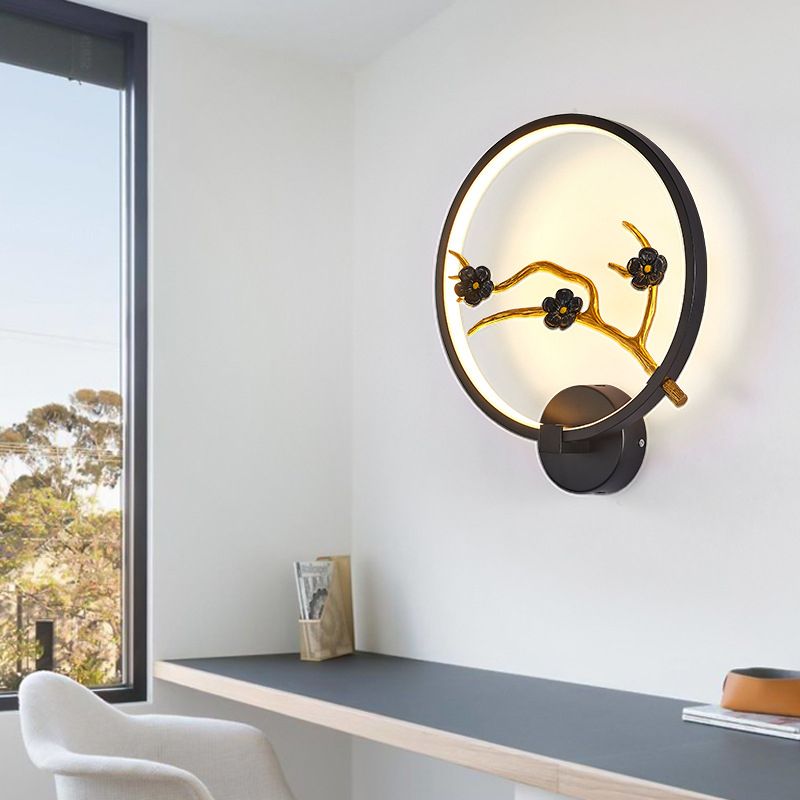 Lámpara de pared redonda de estilo moderno 1 Light Wall Lighting Accesors para sala de estar