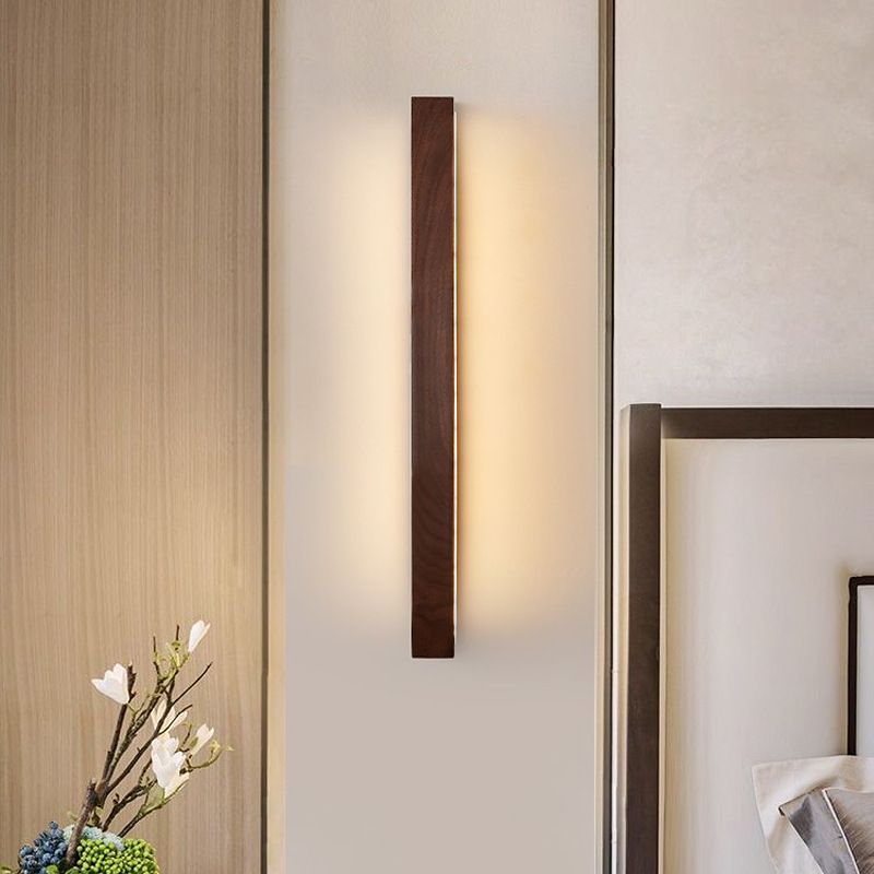 Lámparas de pared lineales contemporáneas de metal 2 luces lámpara de montaje de pared