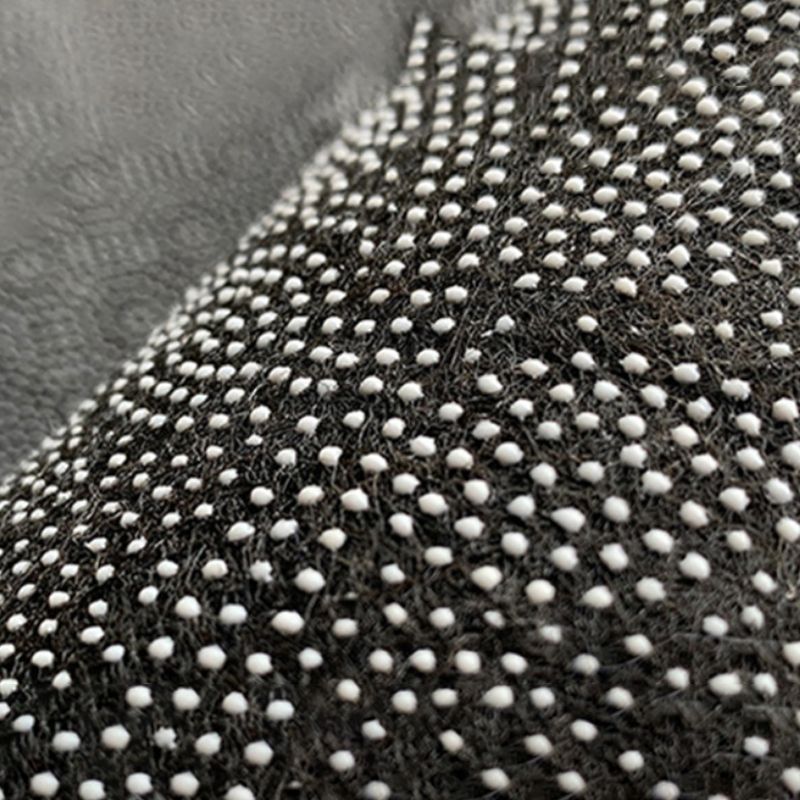 Brown Contemporary Rug Polyester Simple Rug Non-Slip Backing Rug for Drawing Room