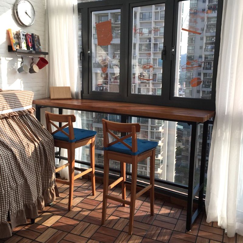 Recangle industriel Table à manger du bar intérieur